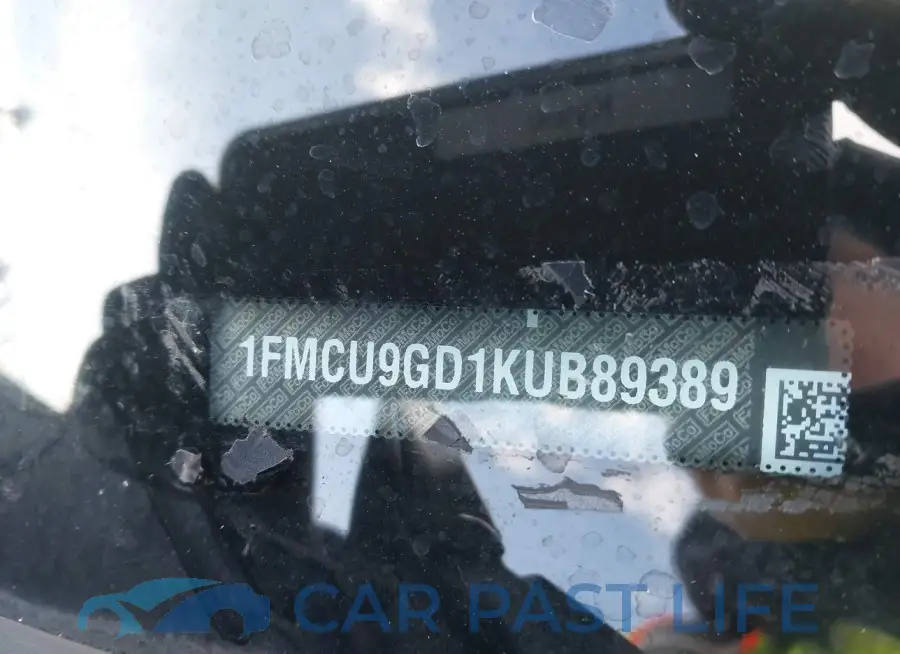 1FMCU9GD1KUB89389# 9