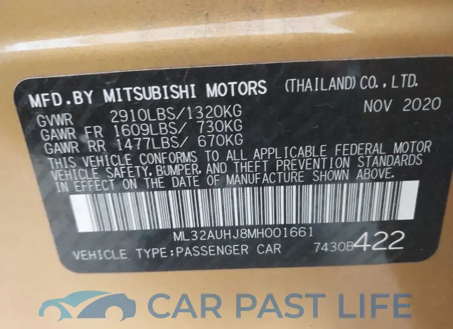 ML32AUHJ8MH001661# 9