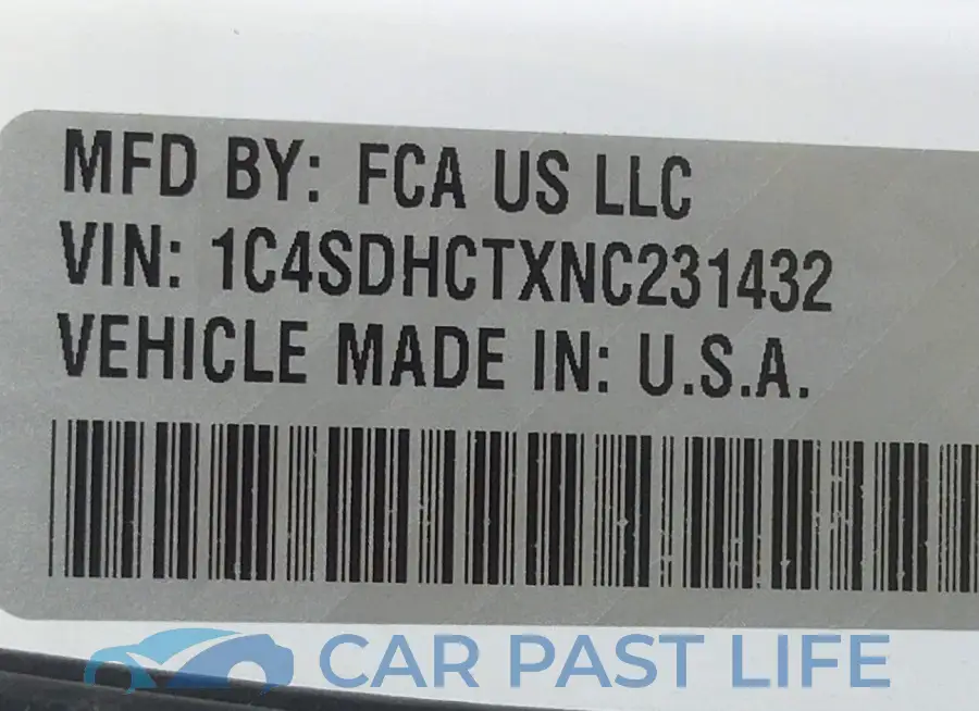 1C4SDHCTXNC231432# 9