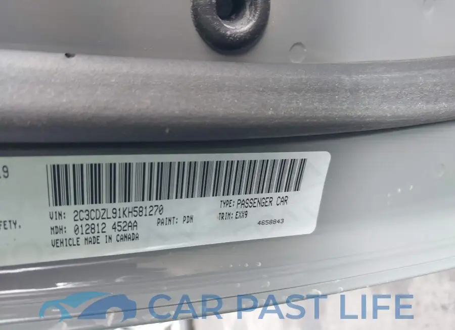 2C3CDZL91KH581270# 9