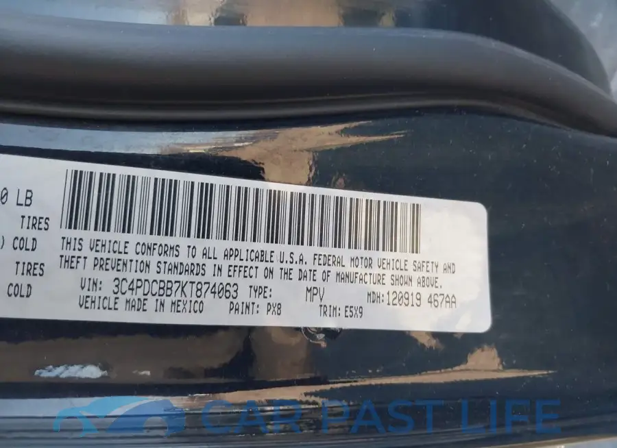3C4PDCBB7KT874063# 9