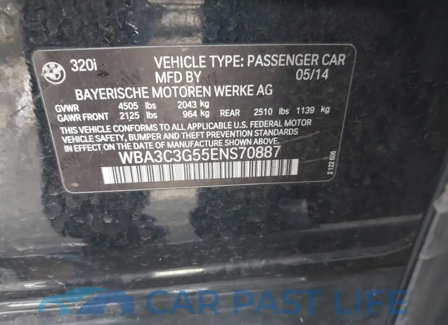 WBA3C3G55ENS70887# 9