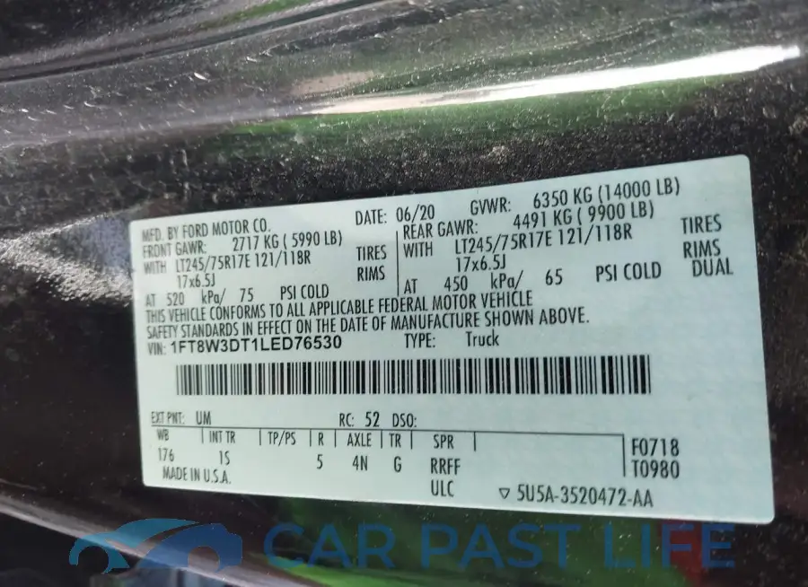 1FT8W3DT1LED76530# 9