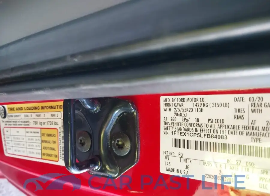 1FTEX1CP5LFB84983# 9