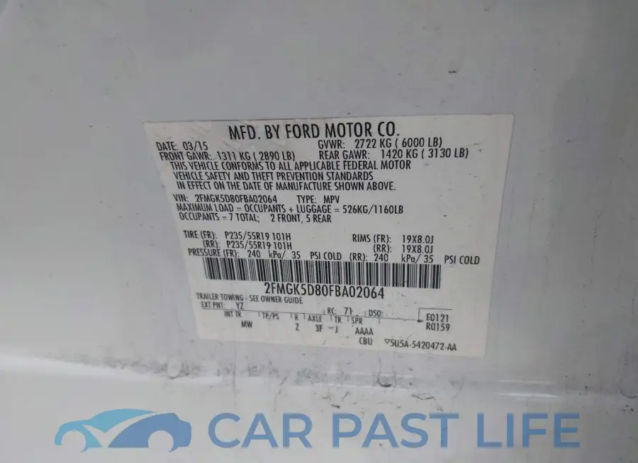 2FMGK5D80FBA02064# 9