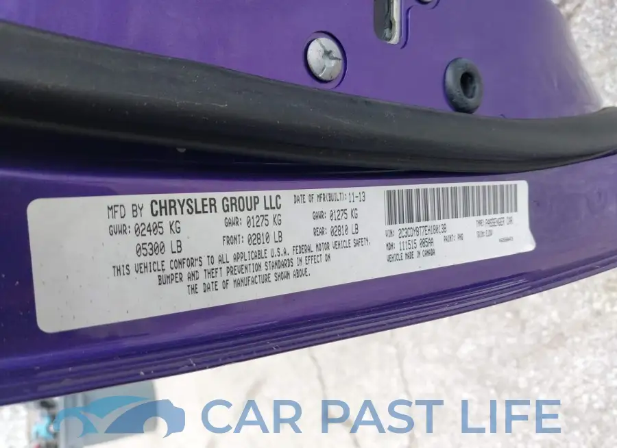 2C3CDYBT7EH180138# 9
