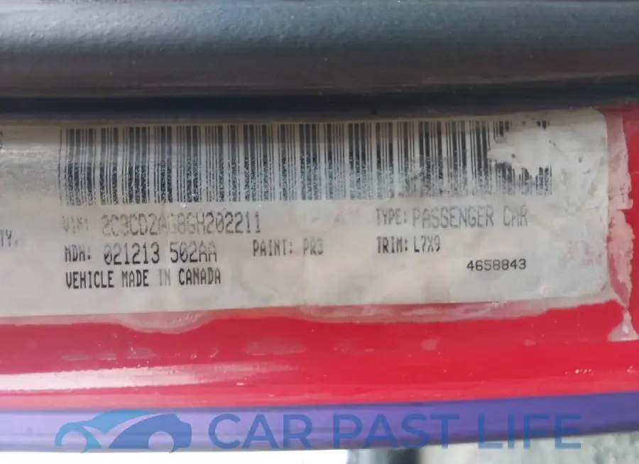 2C3CDZAG8GH202211# 9