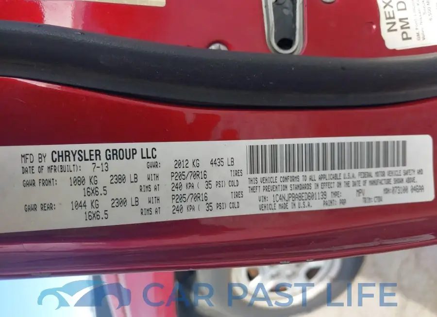 1C4NJPBA8ED601139# 9