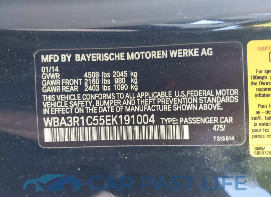 WBA3R1C55EK191004# 9