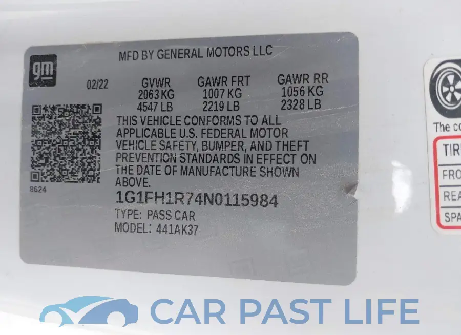 1G1FH1R74N0115984# 9