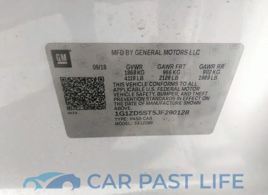 1G1ZD5ST5JF290128# 9