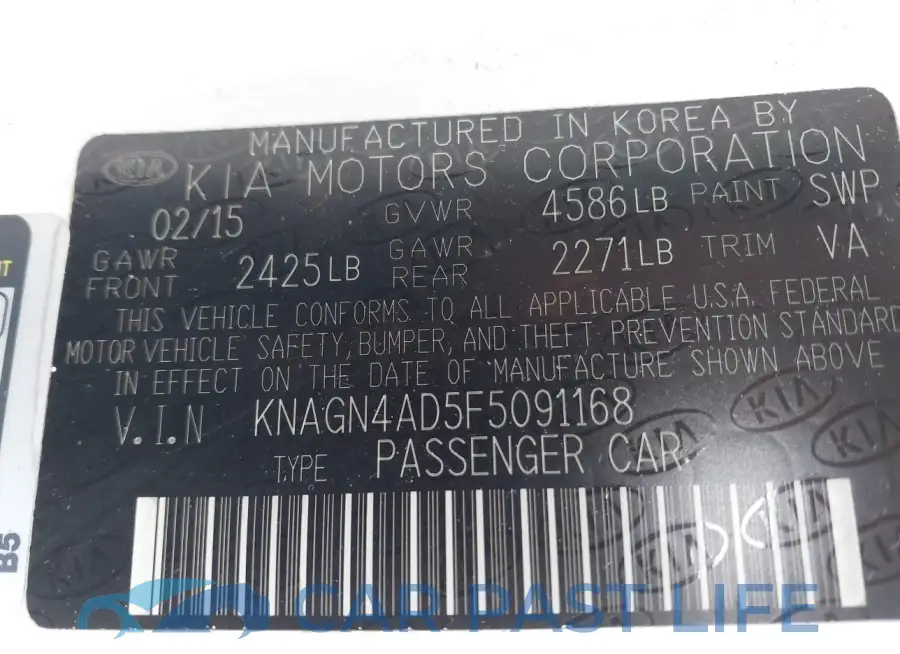 KNAGN4AD5F5091168# 9