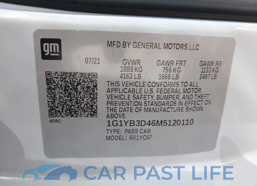 1G1YB3D46M5120110# 9