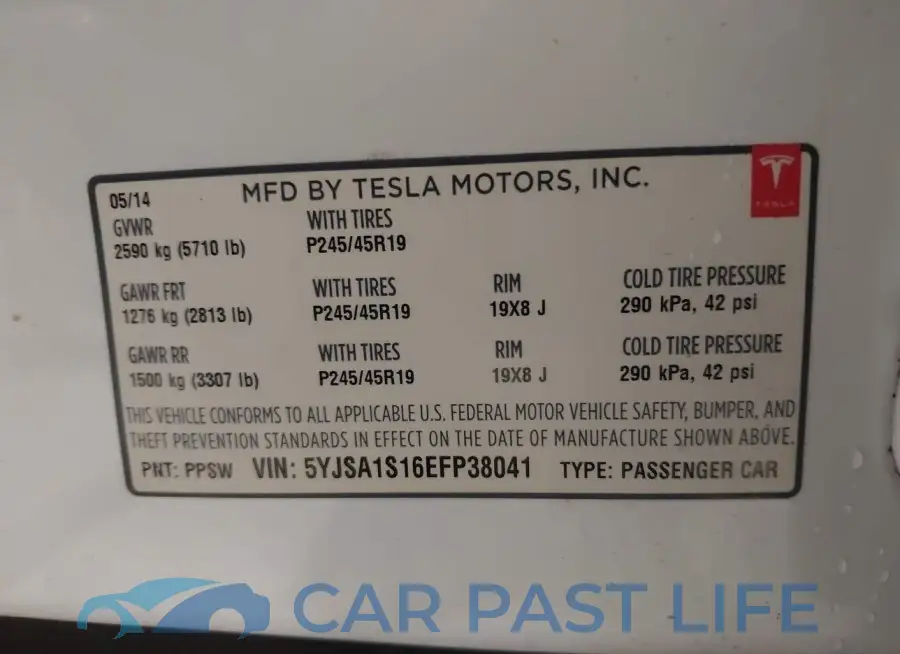 5YJSA1S16EFP38041# 9
