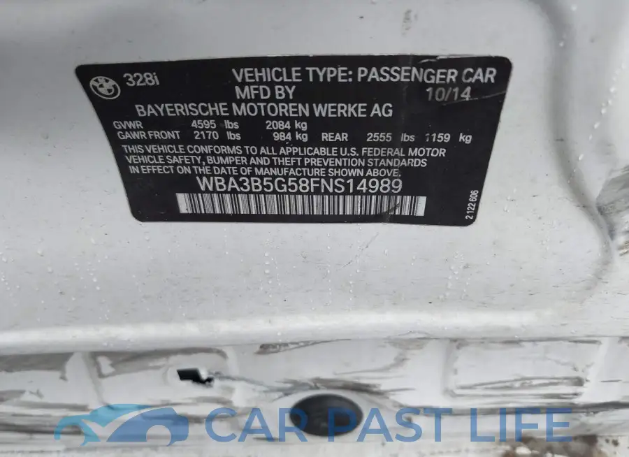 WBA3B5G58FNS14989# 9