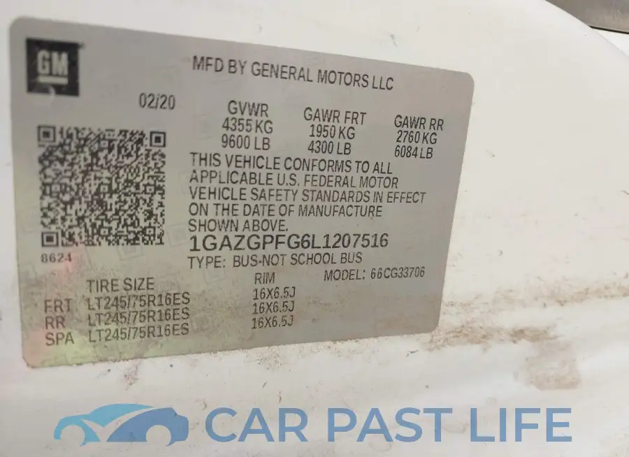 1GAZGPFG6L1207516# 9