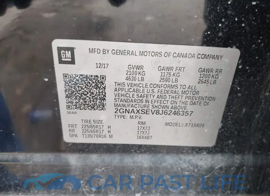 2GNAXSEV8J6246357# 9