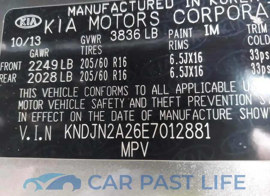 KNDJN2A26E7012881# 9