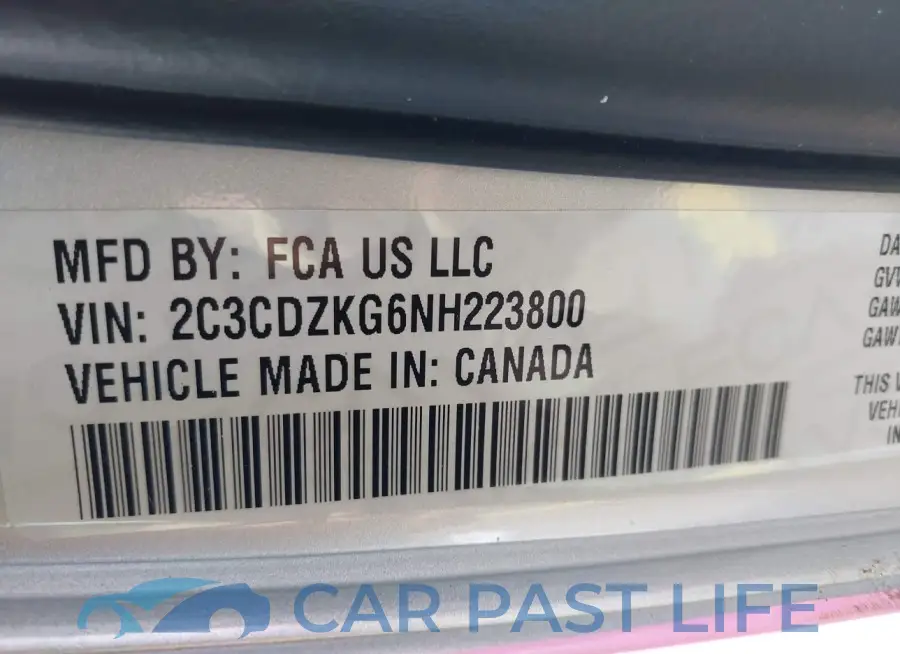 2C3CDZKG6NH223800# 9