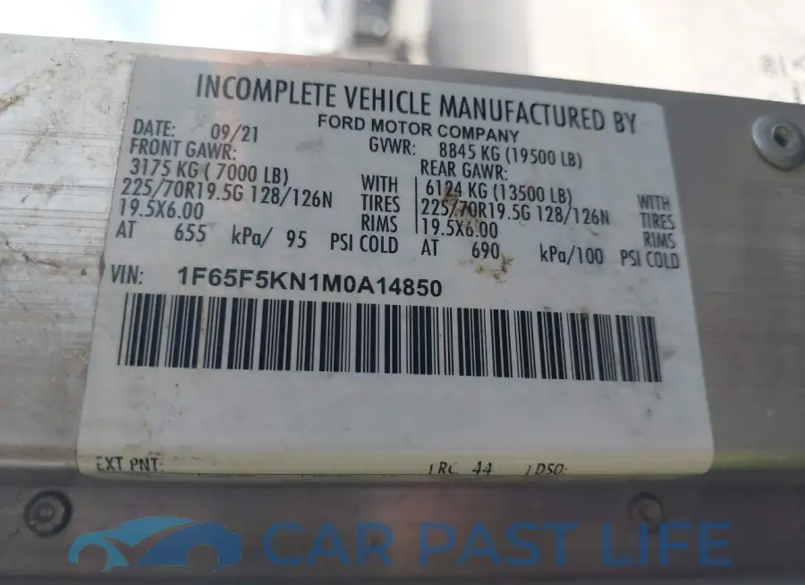1F65F5KN1M0A14850# 9