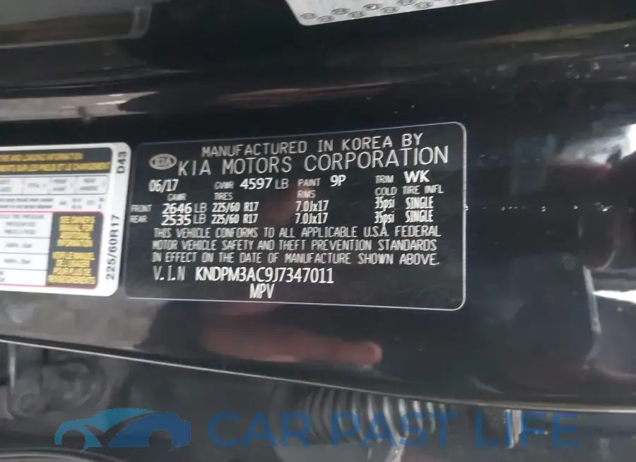 KNDPM3AC9J7347011# 9