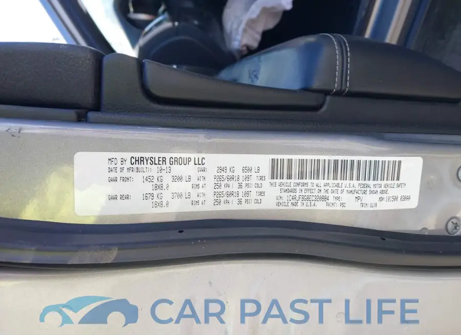 1C4RJFBG8EC320884# 9