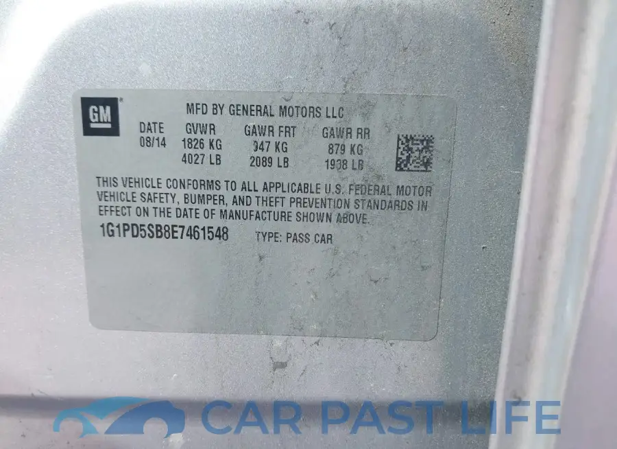 1G1PD5SB8E7461548# 9
