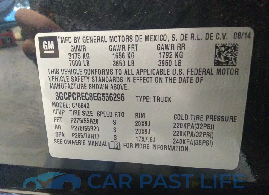 3GCPCREC8EG556296# 9