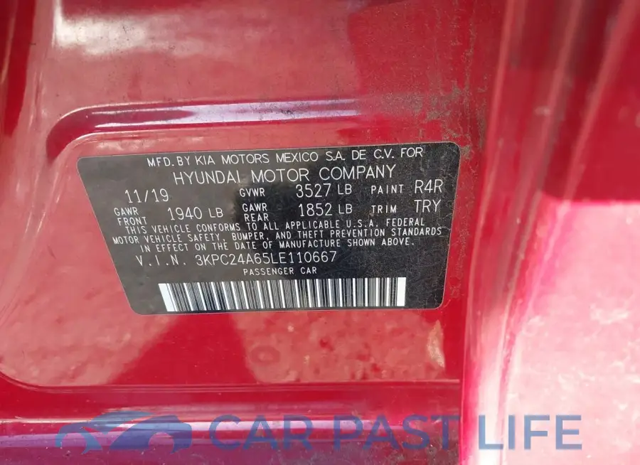 3KPC24A65LE110667# 9