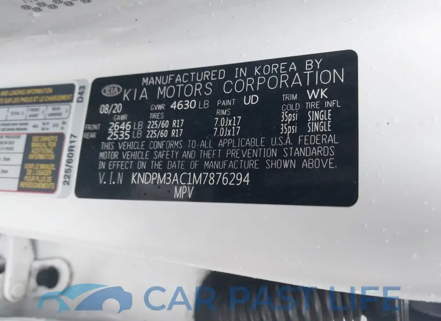 KNDPM3AC1M7876294# 9