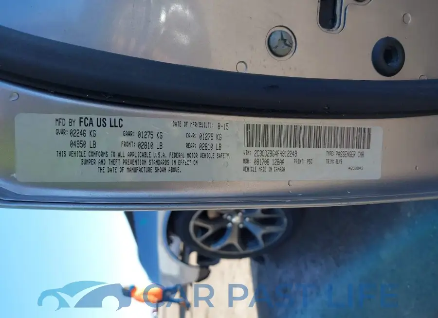 2C3CDZBG4FH912249# 9