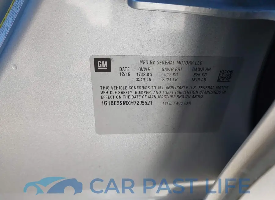 1G1BE5SMXH7205621# 9