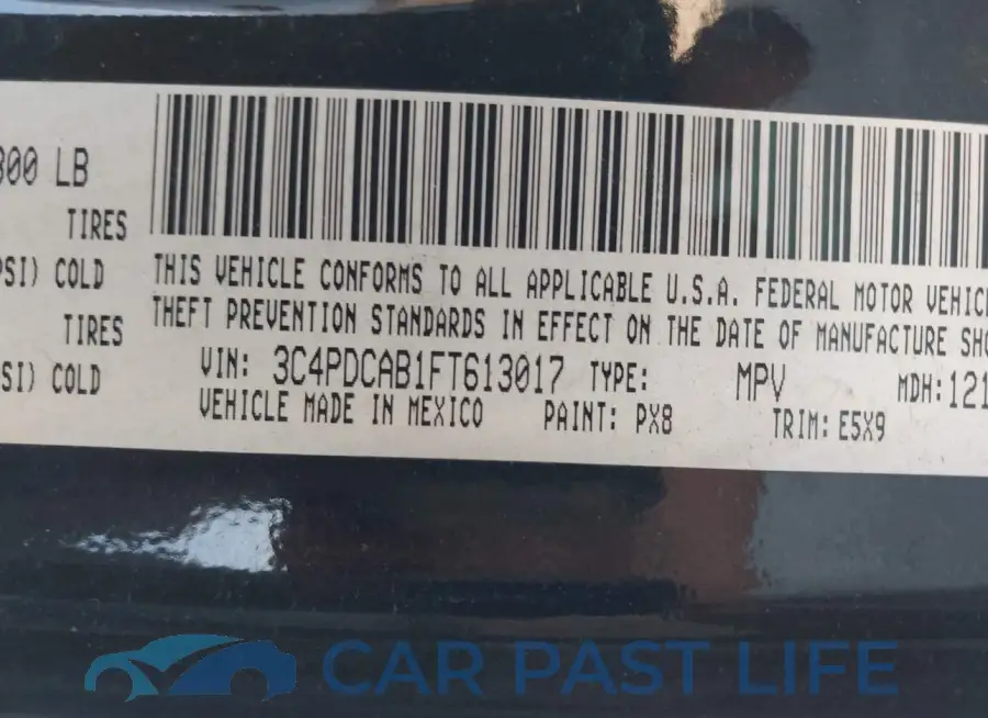 3C4PDCAB1FT613017# 9