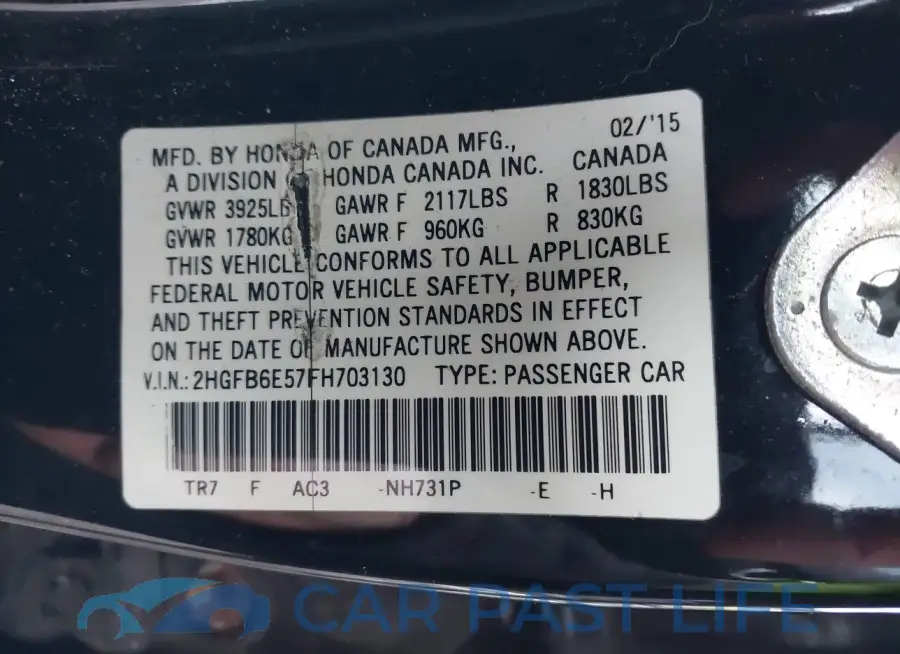 2HGFB6E57FH703130# 9