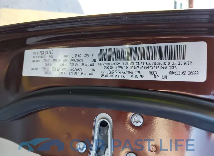 1C6RR7PT2FS671986# 9