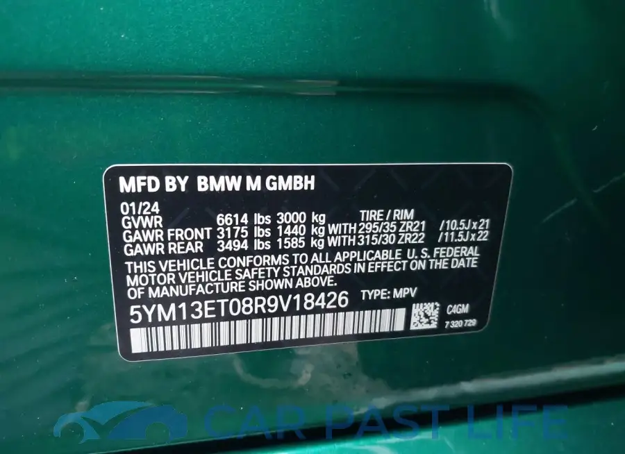 5YM13ET08R9V18426# 9