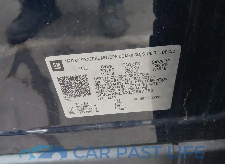 3GNAXHEV2LS687652# 9