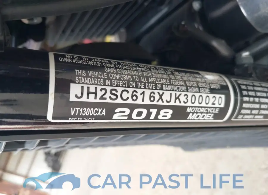 JH2SC616XJK300020# 10