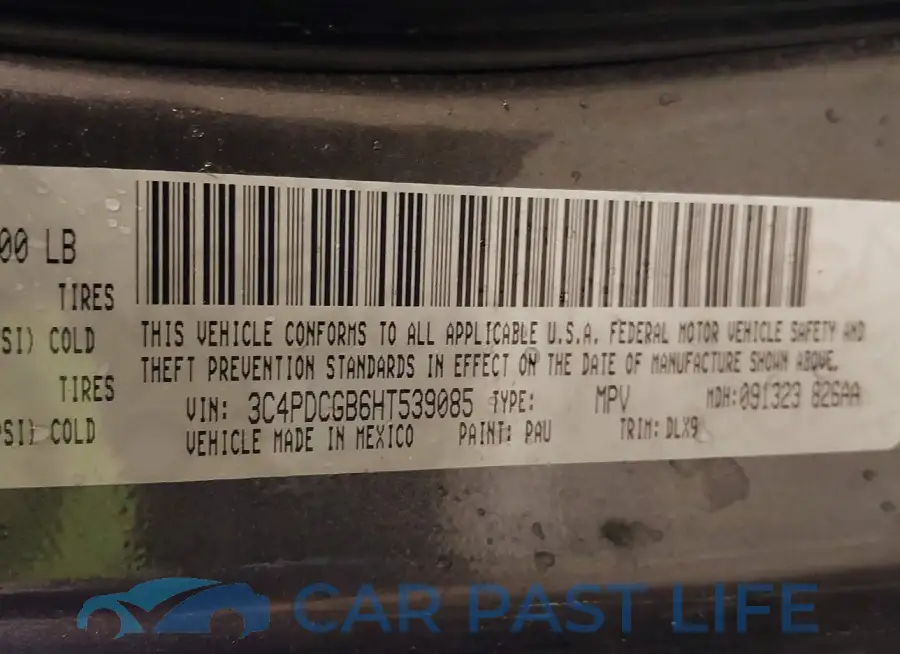 3C4PDCGB6HT539085# 9