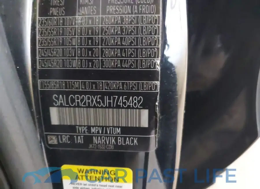 SALCR2RX5JH745482# 9