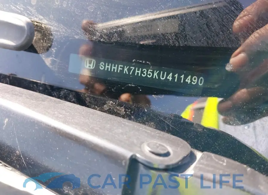 SHHFK7H35KU411490# 9