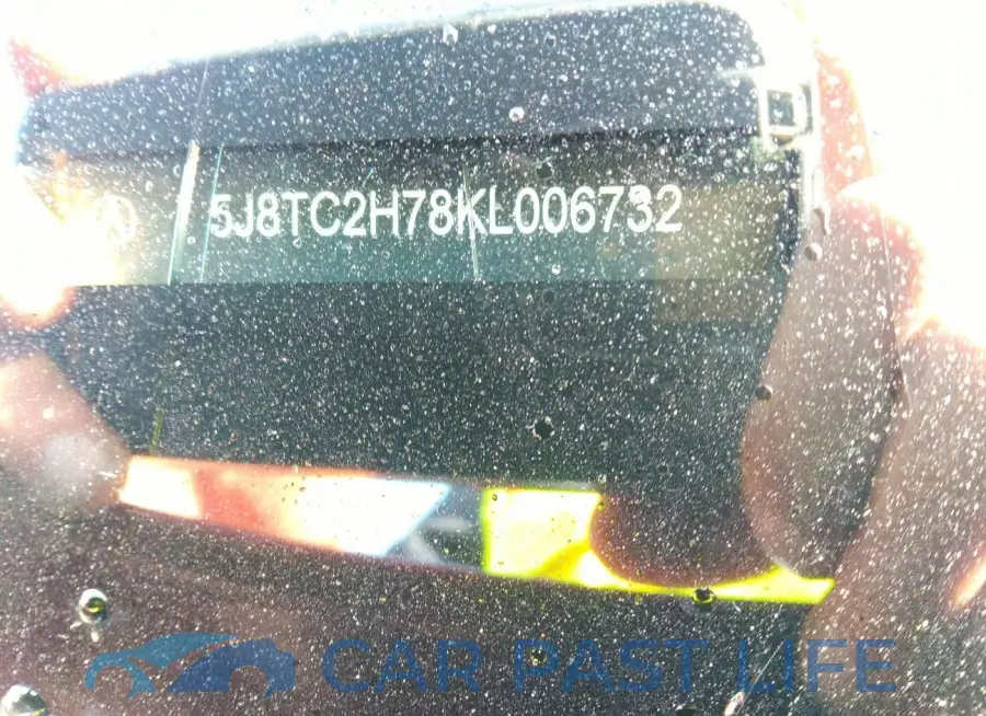 5J8TC2H78KL006732# 9