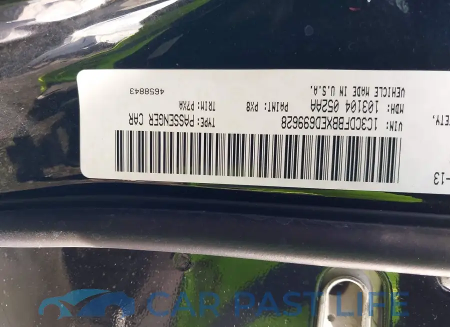 1C3CDFBBXED699628# 9