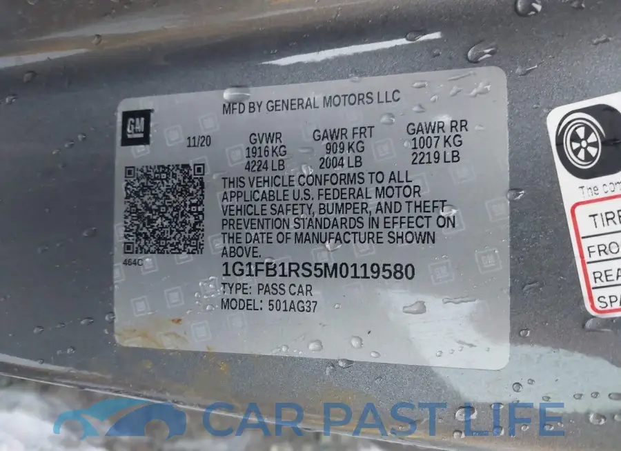 1G1FB1RS5M0119580# 9