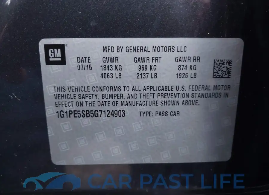 1G1PE5SB5G7124903# 9