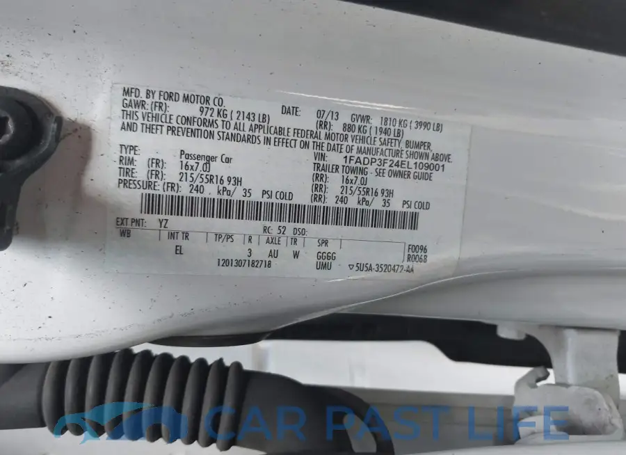 1FADP3F24EL109001# 9