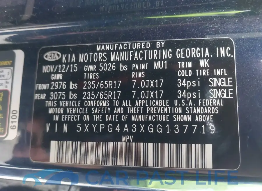 5XYPG4A3XGG137719# 9