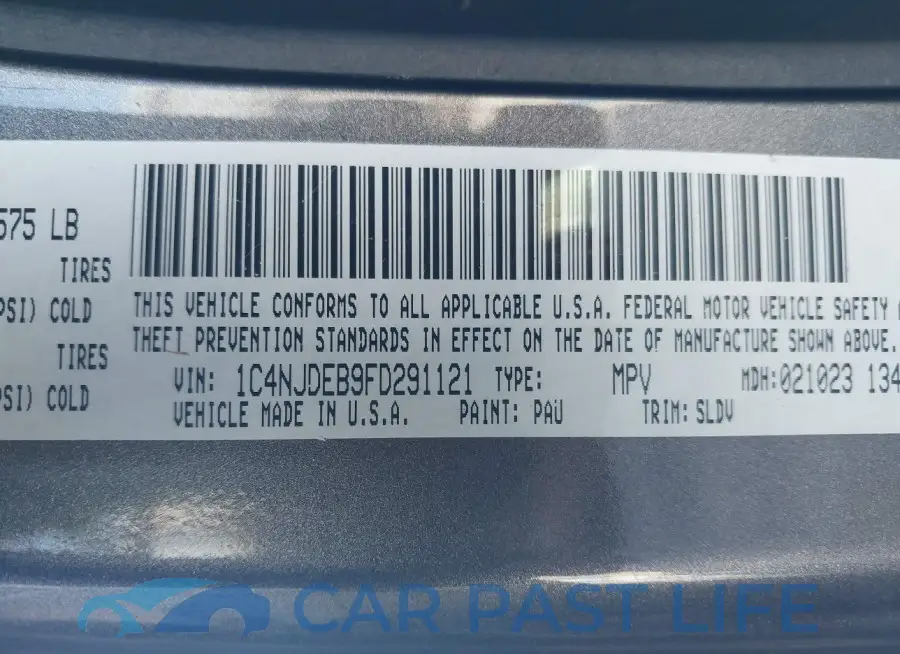 1C4NJDEB9FD291121# 9