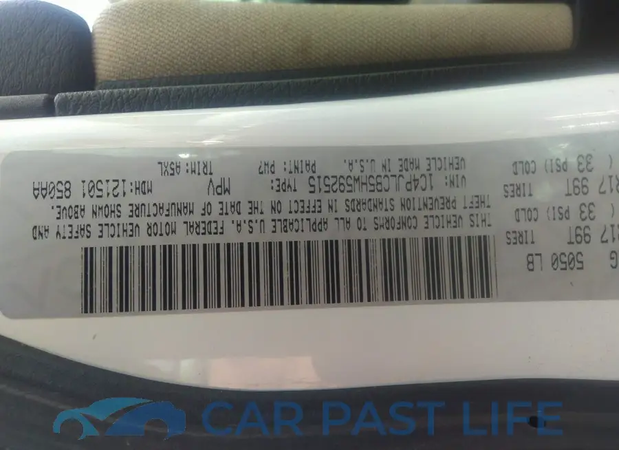 1C4PJLCB5HW592515# 9
