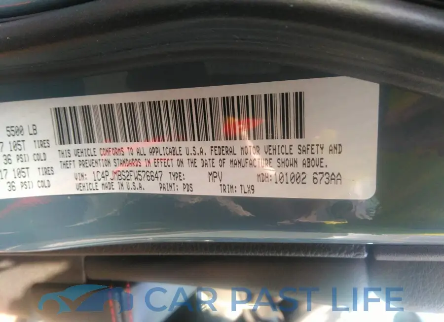 1C4PJMBS2FW576647# 9